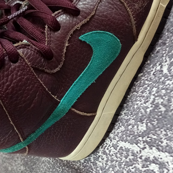 Nike Dunk Premium SB Deep Burgundy/Aquamarine 313171 601 Size 9 - Picture 6 of 12